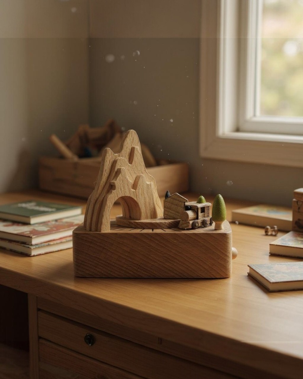 Steam Engine Train Music Box - Image 2