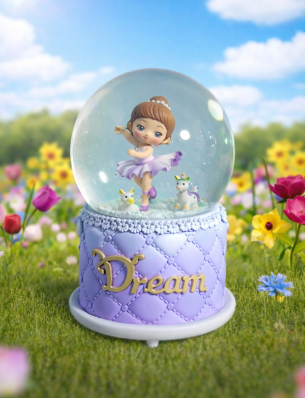 “Ballerina” Special Snow Ball w/light & sound