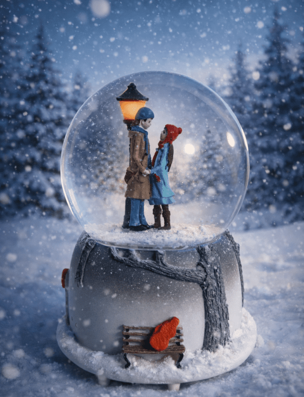 "Romantic Winter” Special Snow Ball w/light & sound