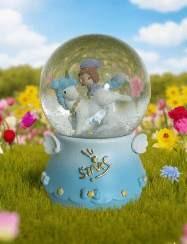 “Stars Blue” Special Snow Ball w/light & sound