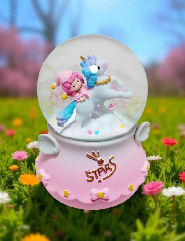 "Stars" Special Snow Ball w/light & sound