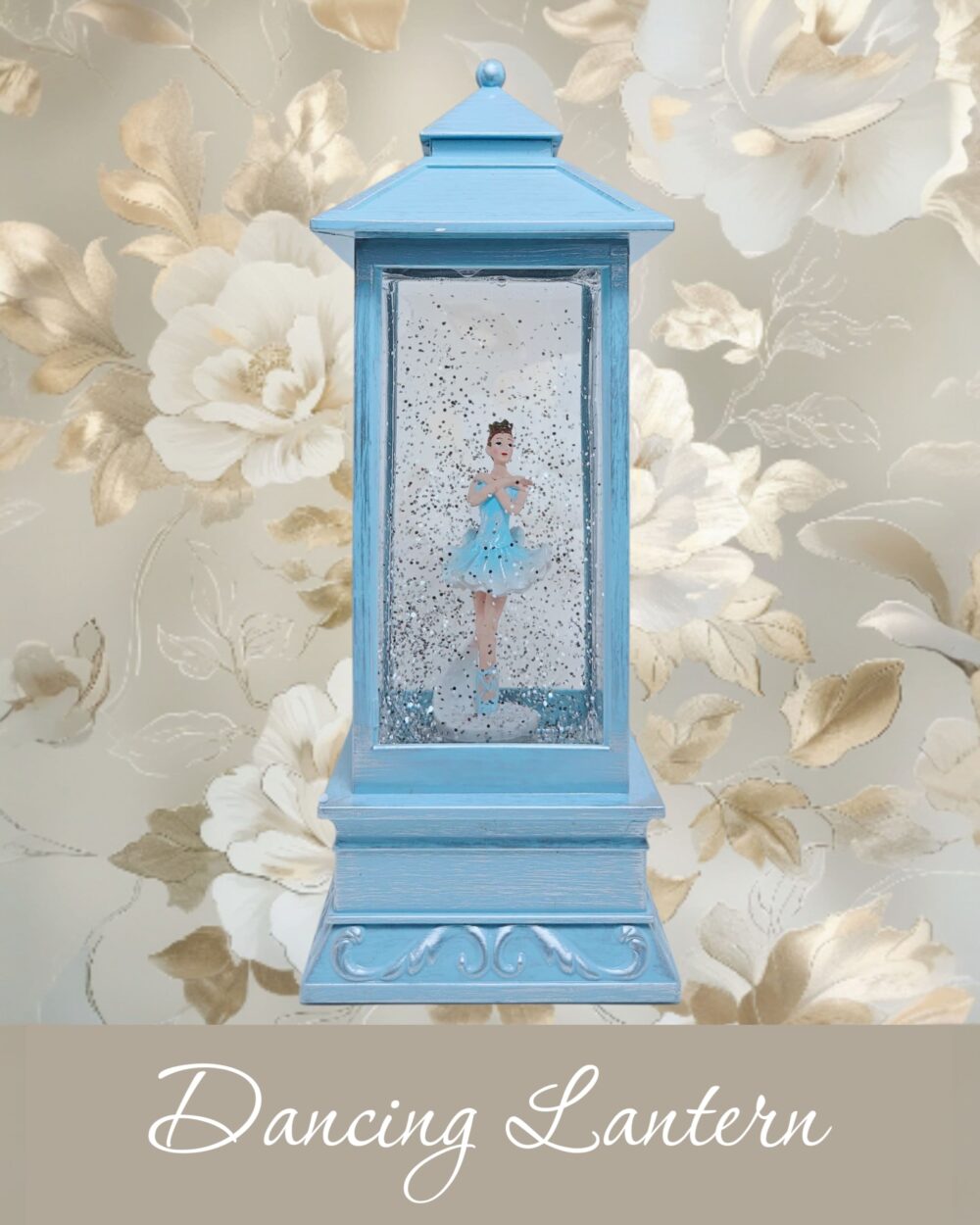 Ballerina Blue Vintage lamp Dancing Lantern