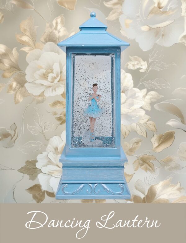 Ballerina Blue Vintage lamp Dancing Lantern