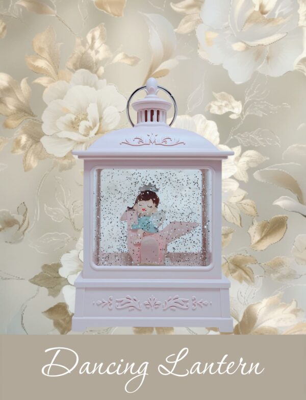 Dancing Glitter Lantern Various designs "Unicorn & Prince"