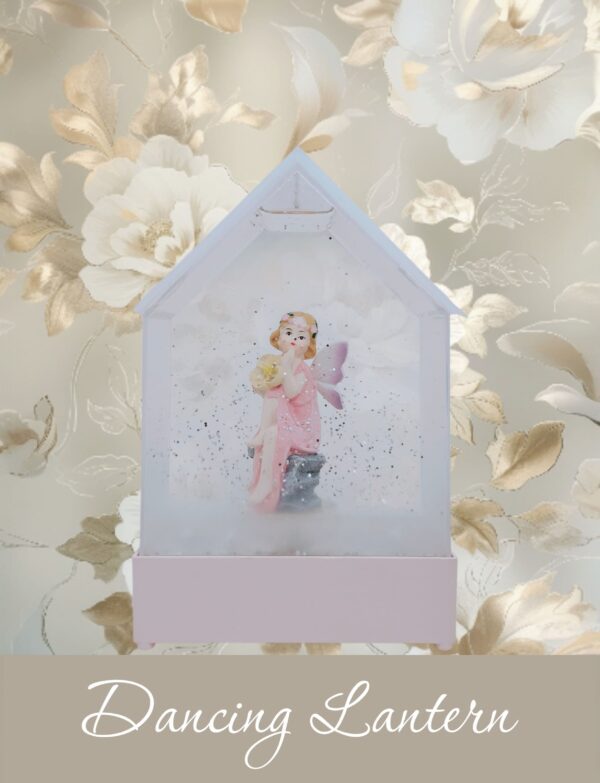 Dancing Glitter Lantern Flamingo XL "Fairy"