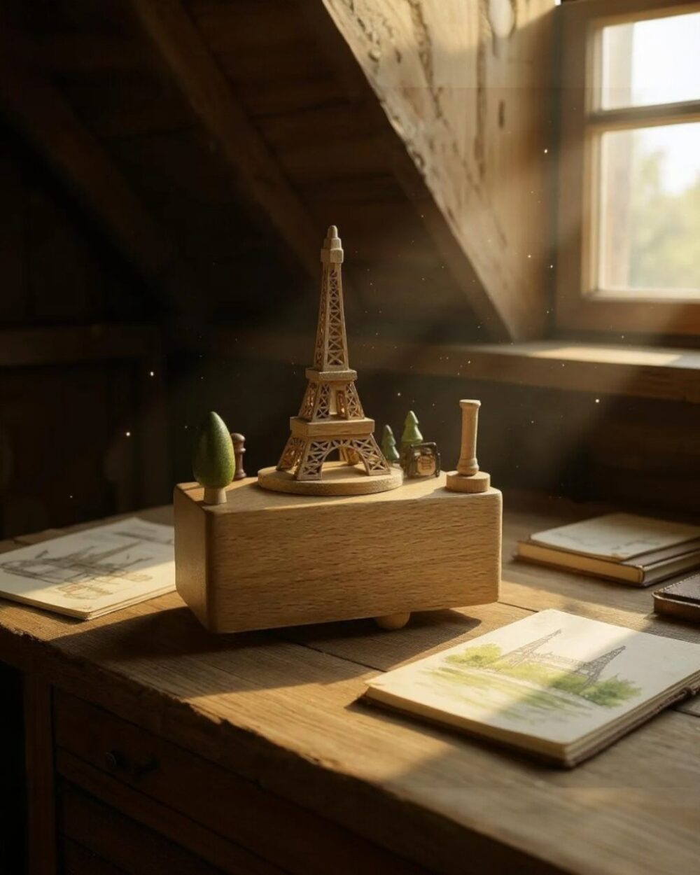 Eiffel Tower Music Box - Image 2