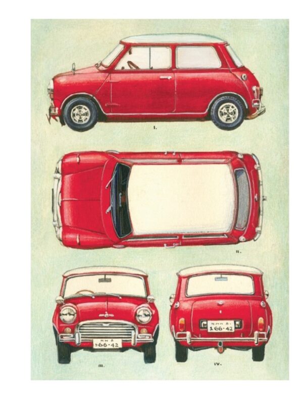 Red Morris Greeting Card