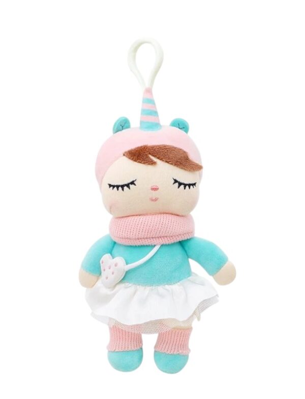 Mini Angela Doll Keychain w/Bag (Heart)
