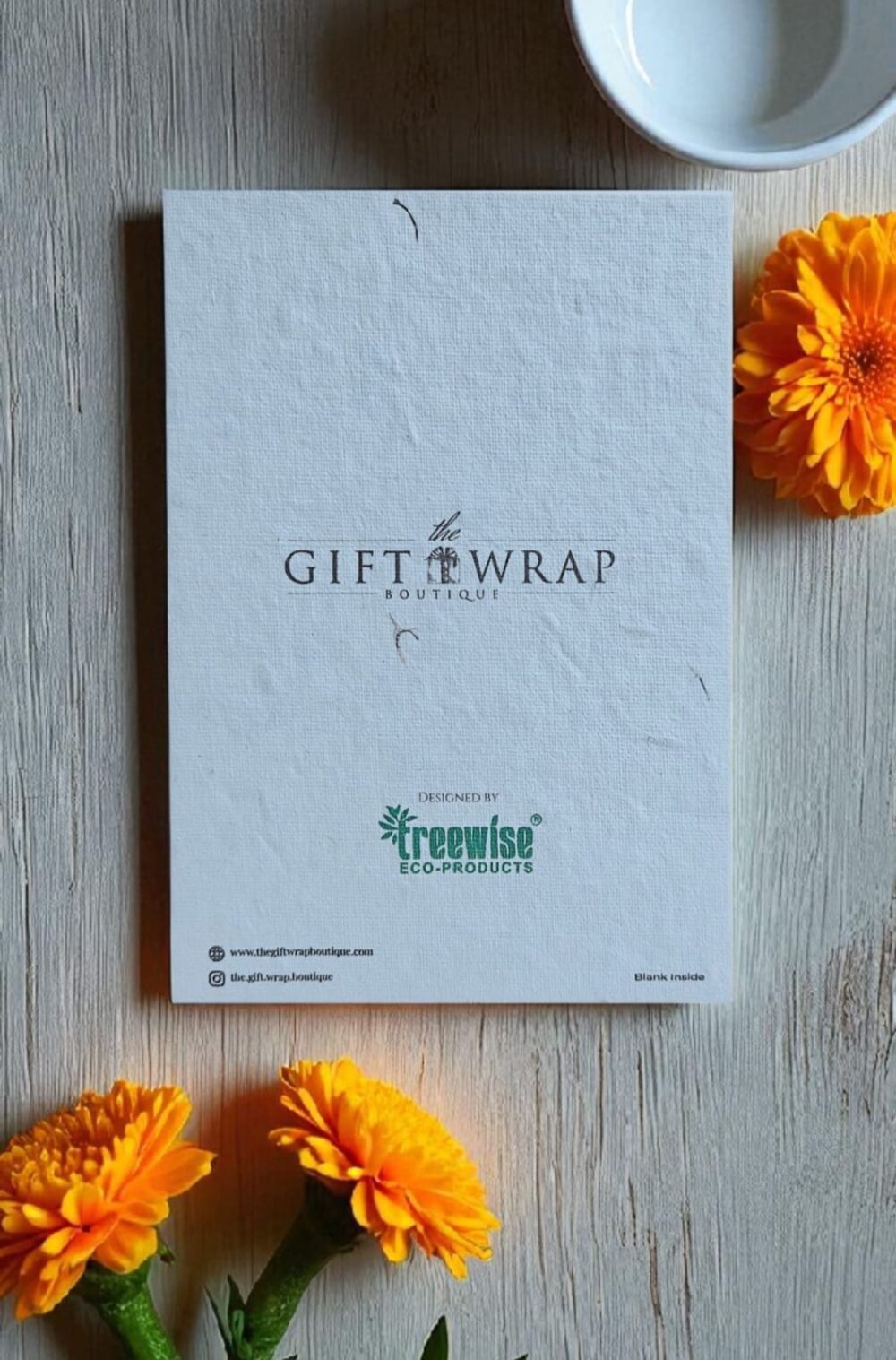 "Botanical Leaves" Plantable Greeting Card - Image 2