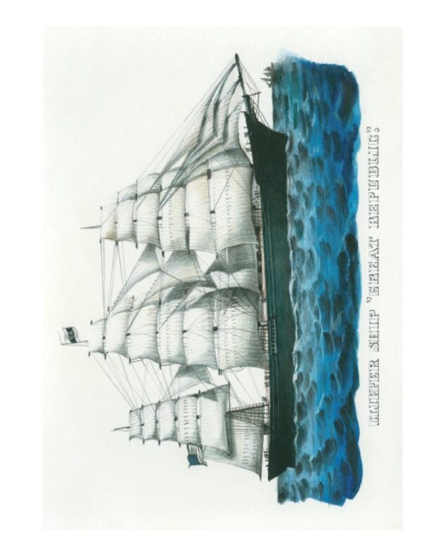 Great Ship Greeting Card