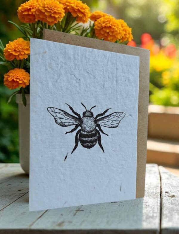 "Bee" Plantable Greeting Card