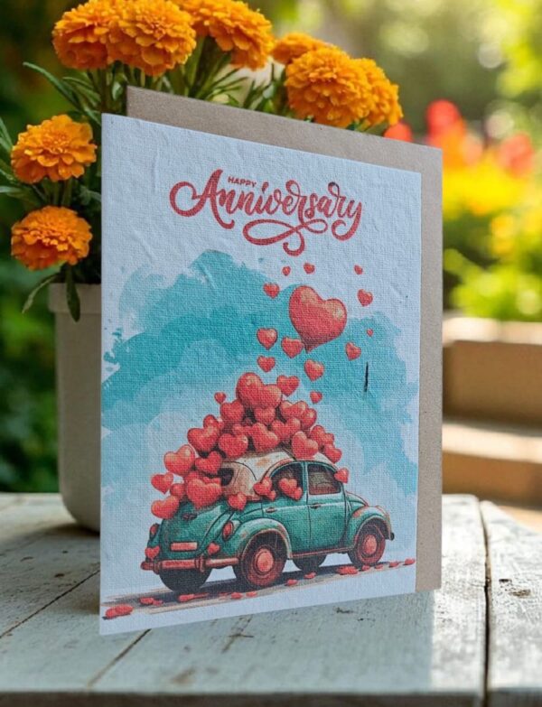 "Full Of Hearts" Plantable Greeting Card