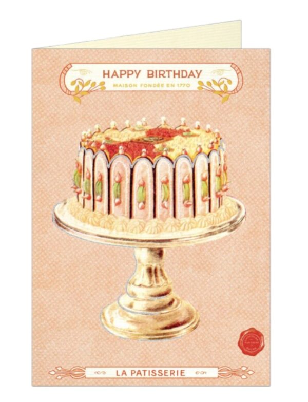 "Beautiful Cake" Birthday Greeting Card