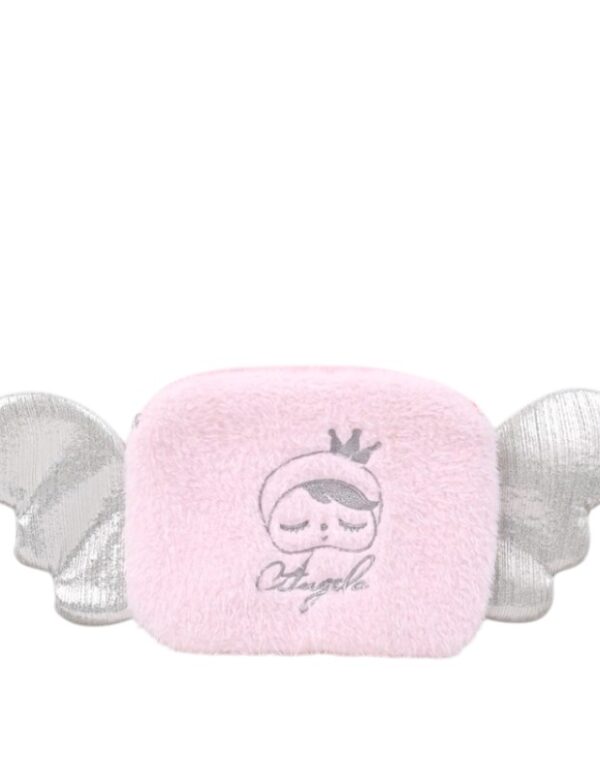 Cute Plush Cross Body Bag (Pink)