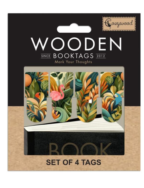 Art Deco Set of Book tags