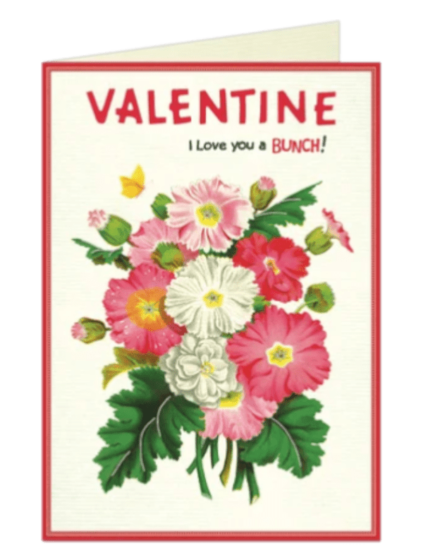 I Love You Bunch Valentines Card.