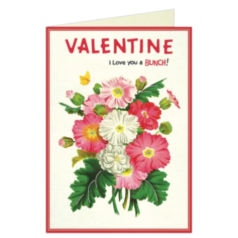 I Love You Bunch Valentines Card.