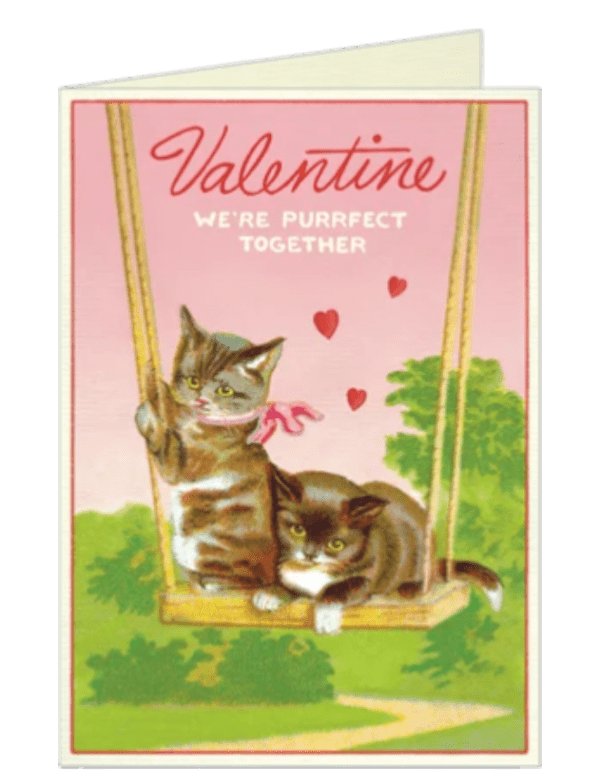 We Are Furrfect Together Valentines Card.