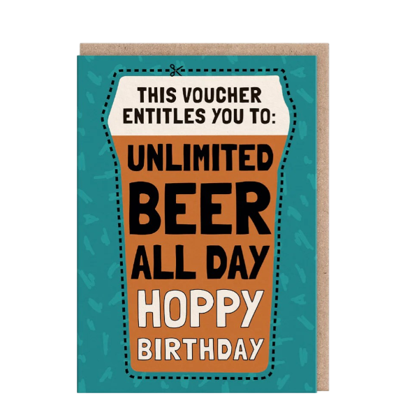 “Dad Letters Happy Birthday" Greeting Card