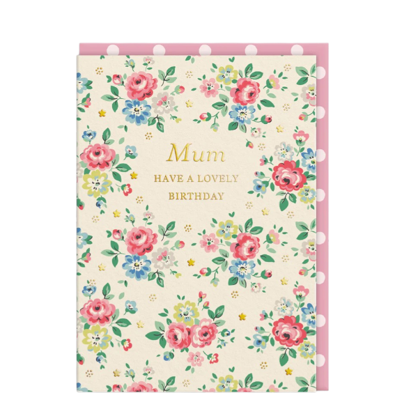 "Mum - Have a lovely" Birthday Greeting Card