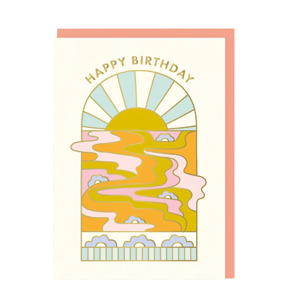 "Sunrise Happy Birthday" Greeting Card