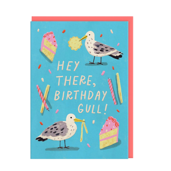 "Hey There Birthday Gull" Birthday Greeting Card