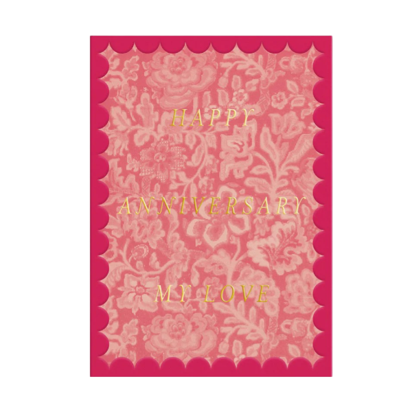 "Anniversary My Love" Greeting Card